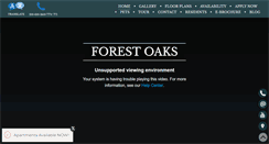 Desktop Screenshot of liveatforestoaks.com